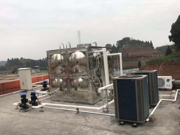 遂寧公安消防大隊(duì)10P-8T空氣能熱水系統(tǒng)